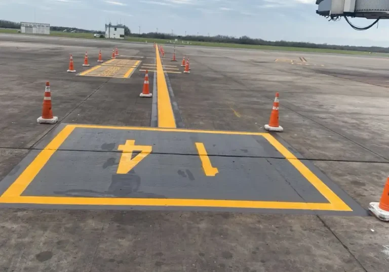 Demarcacion horizontal en Aeropuerto de Ezeiza
