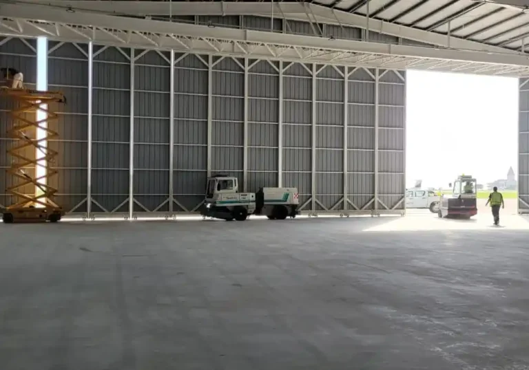 Pintura del piso de Hangar en Aeroparque Jorge Newbery10