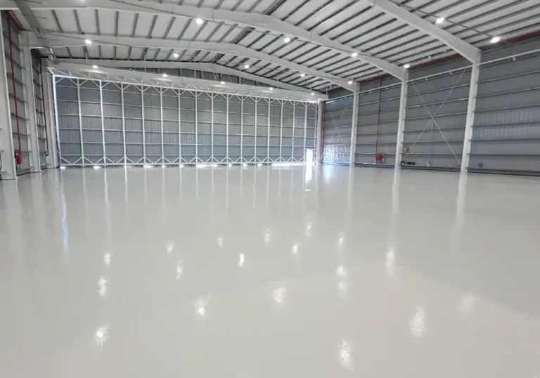 Pintura del piso de Hangar en Aeroparque Jorge Newbery7